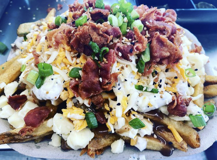 Pork schnitzel sandwich